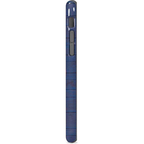 Guam Flag Dark Wood iPhone 8 Pro Case